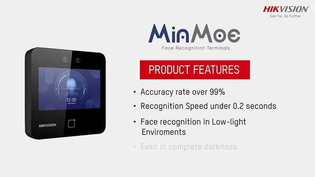 Hikvision Face recognition Terminal DS-K1T343 - MinMoe Series смотреть онлайн