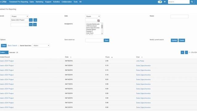 Timesheet Professional Reporting for SugarCRM/SuiteCRM смотреть онлайн