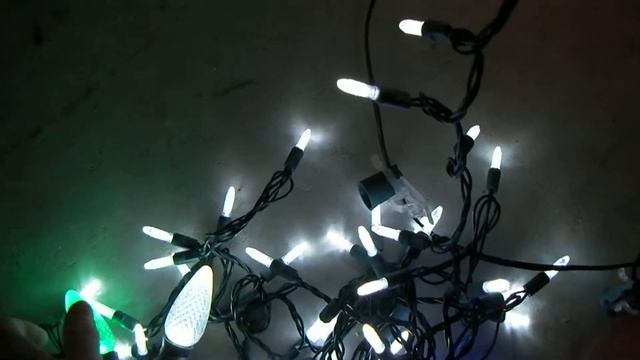 Pure White C9 LED Retro and M5 strand смотреть онлайн