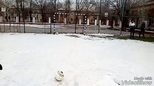 Кроссбар челлендж на льду против Данила. смотреть онлайн