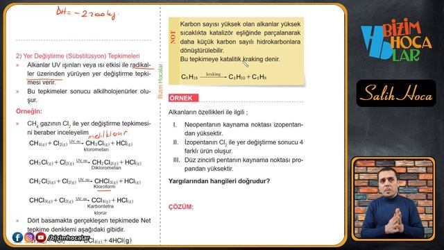 HİDROKARBONLAR - ALKANLAR 4 - 12. SINIF - AYT смотреть онлайн