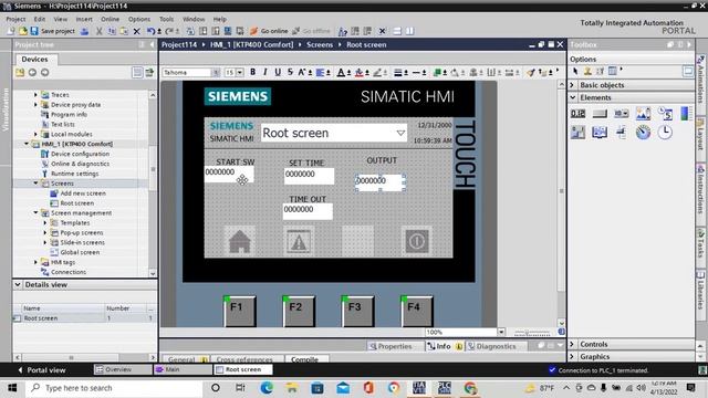 Siemens Tia-Portal ! HMI Project Design Timer Input / Out Value Set in HMI ?? смотреть онлайн
