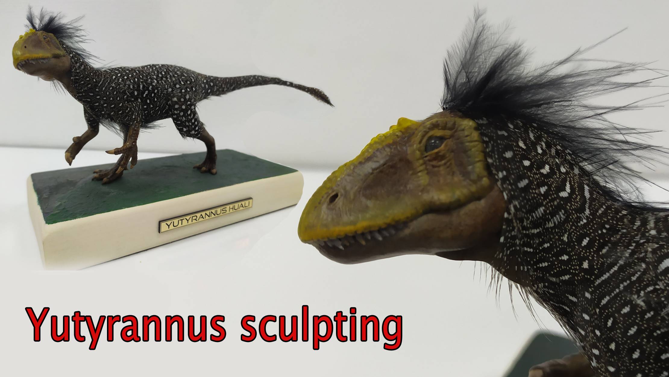 лепка динозавра Yutyrannus смотреть онлайн