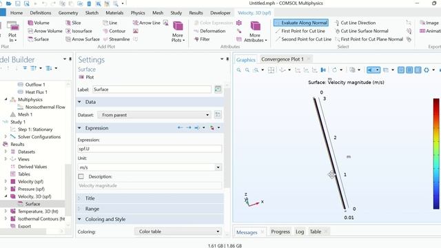 Heat Transfer Coefficient calculation in COMSOL Multiphysics смотреть онлайн