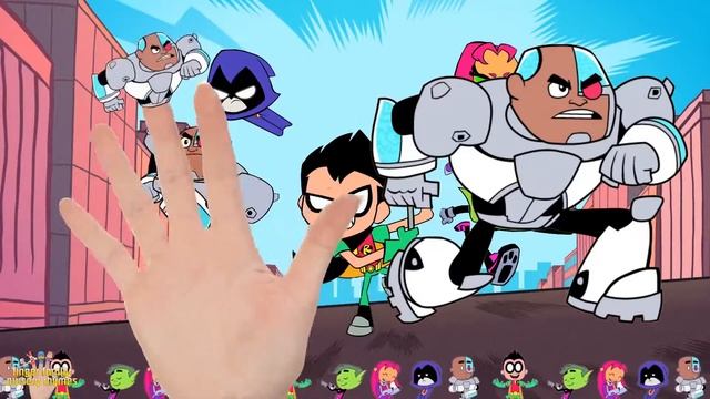 Finger Family Superheroes Compilation #1   PJ Masks Miraculous Teen Titans Go LEGOBatman Incredible