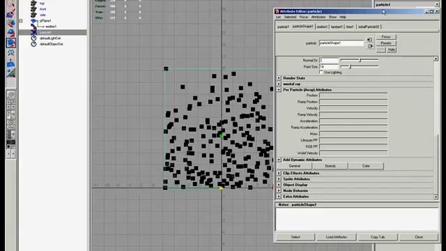 Maya_Particles.Using Ramp.part 1 смотреть онлайн