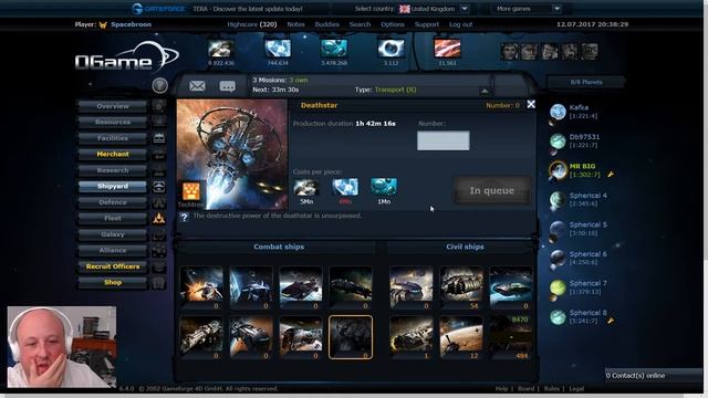 Brian Bru - oGame - Going for Graviton Mk 2 смотреть онлайн