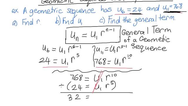 Find General Term Given two terms of a Geometric Sequence смотреть онлайн