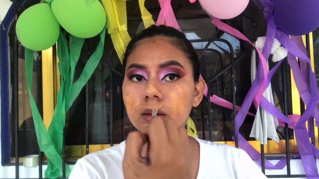 MAQUILLAJE COLOR VINO Y AZUL 💜💙 смотреть онлайн
