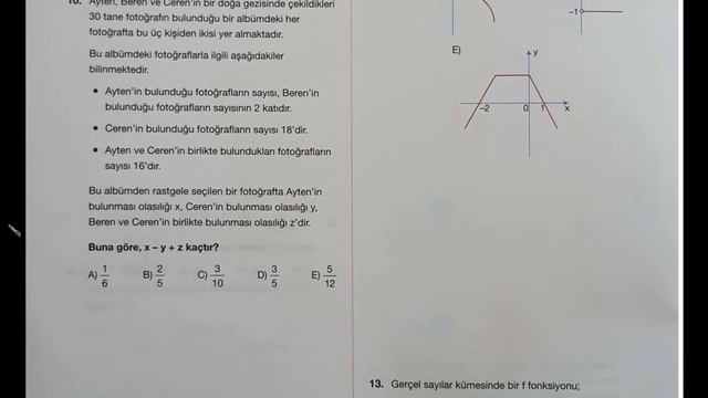 AYT DENEME 4 MATEMATİK SORU ÇÖZÜMLERİ (1-20) смотреть онлайн