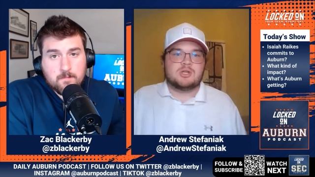 REACTION: Isaiah Raikes commits to Auburn | Auburn Tigers Podcast смотреть онлайн