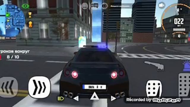 (Gt-r Car Simulator) ИГРАЮ В ОНЛАЙН, ПОЛИЦЕЙСКИЙ GT-R ПЫТАЕТСЯ МЕНЯ СБИТЬ #2 смотреть онлайн