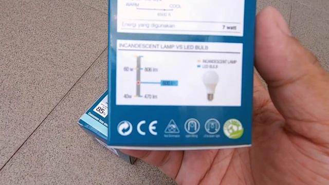 Krisbow LED Bulb 7 Watt Cool White - LED Lamp For Your Home Unboxing смотреть онлайн