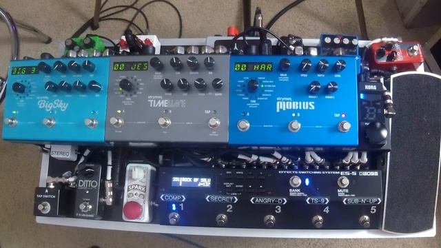 Boss ES-5 Switcher and Rondo Music SX VTG Series Guitar смотреть онлайн