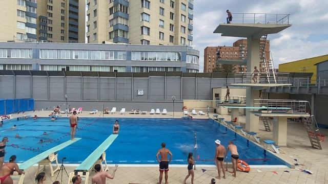 13 июля 2024. Прыжки в воду. Открытый бассейн. Flydiving. смотреть онлайн