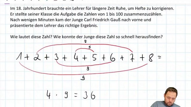 Matherätsel - Die Zahlen von 1 bis 100 addieren - schaffst du es? смотреть онлайн