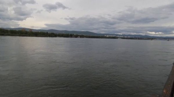 Разлив Енисея / Flood of the Yenisei river
