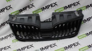 Skoda Octavia A7 2017-2020 года. Решётка с чёрным молдингом