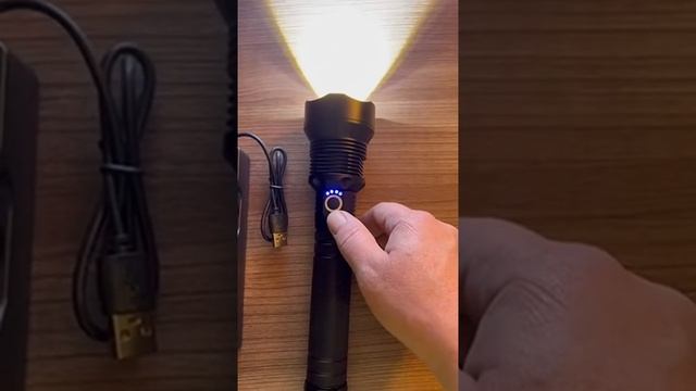 Rechargeable Flashlights 150000 Lumens, Super Bright LED Flashlight High Lumens Review смотреть онлайн