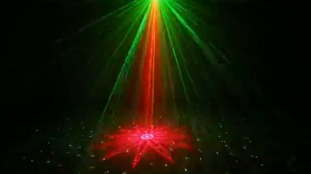 ZjRight IR Remote Laser Stage Light 40 patterns RG Mix Blue Led lights смотреть онлайн