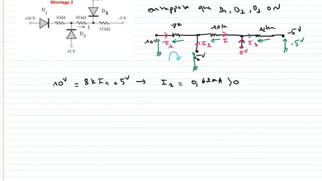 Exercice diode: Déterminer l'état des diodes смотреть онлайн