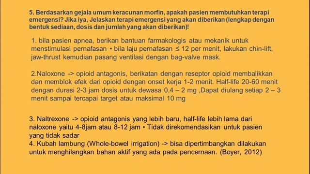 Studi Kasus Terapi Keracunan Morfin Materi Kuliah Toksikologi смотреть онлайн