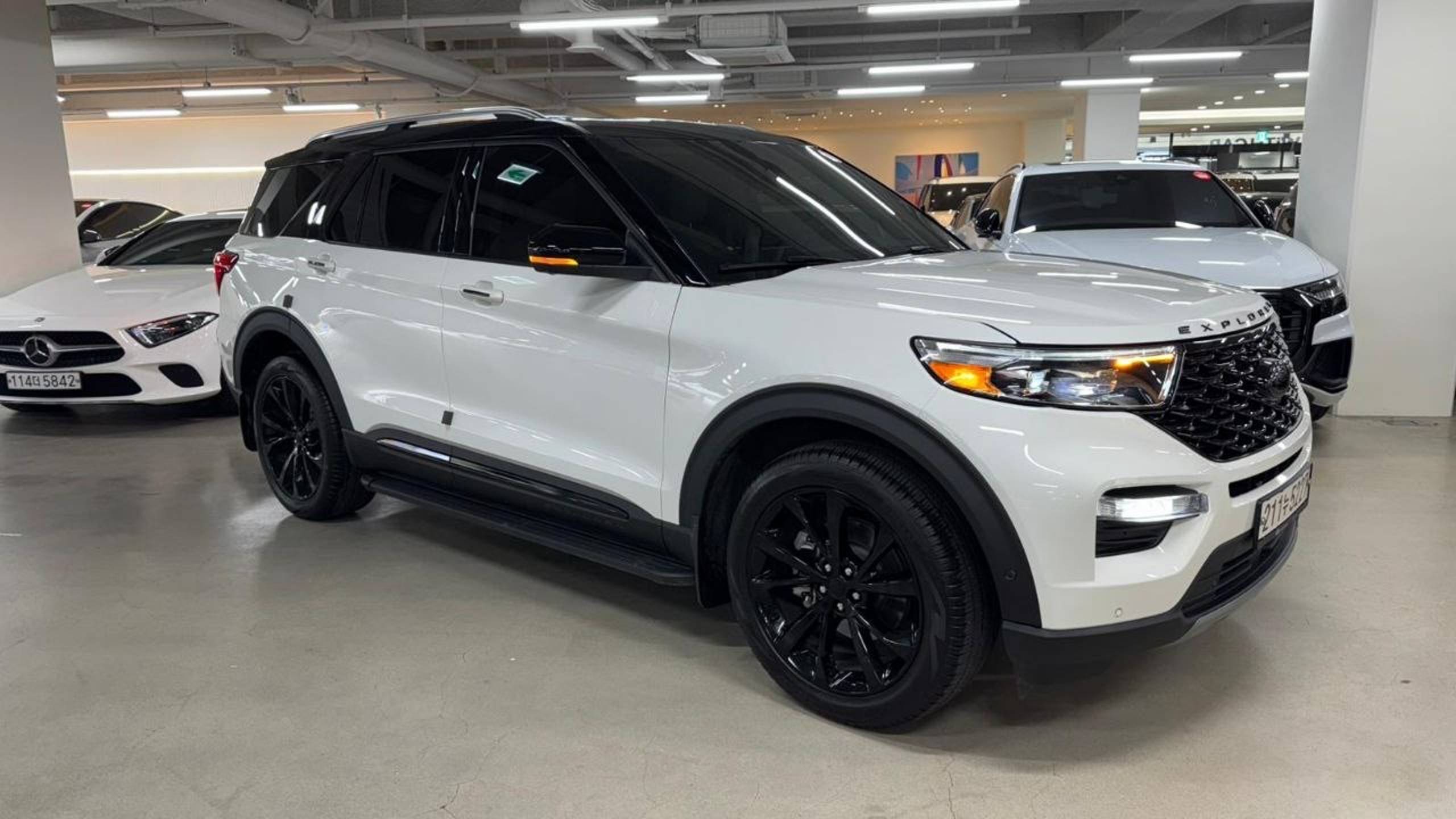 Ford Explorer Platinum 3.0 2021 полный осмотр в Южной Корее смотреть онлайн