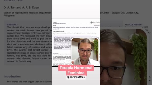Terapia hormonal feminina: quebrando mitos! смотреть онлайн
