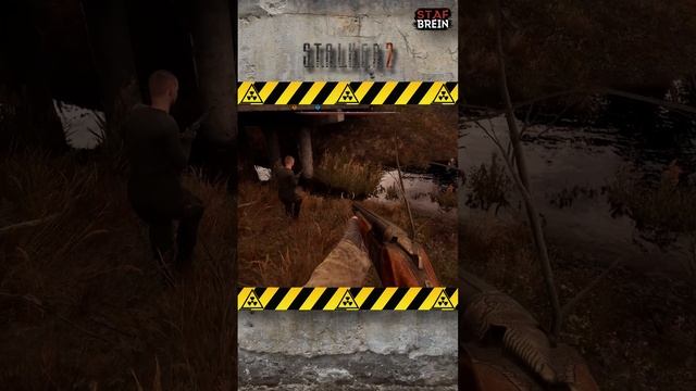 Напали СОБАКИ! Отбиваемся на мосту со СТАЛКЕРАМИ! STALKER 2 #stalker2 #сталкер2 смотреть онлайн