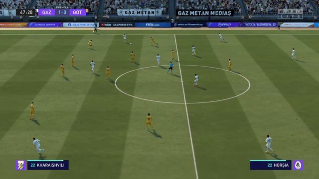 Gaz Metan Mediaș vs IFK Göteborg - Round 1 - Matchday 4 - FIFA 21 All Team Tournament (Legendary AI смотреть онлайн