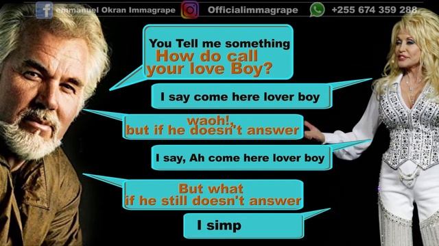 Kenny Rogers x dolly parton Love Is Stranger Lycris смотреть онлайн