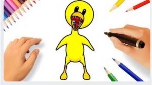 КАК РИСОВАТЬ - Yellow ЖЕЛТЫЙ | РАДУЖНЫЕ ДРУЗЬЯ ROBLOX  RAINBOW FRIENDS ROBLOX