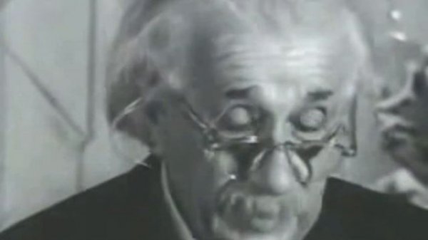 Einstein sticks out his tongue  ( the story behind the picture - the nutty professor )