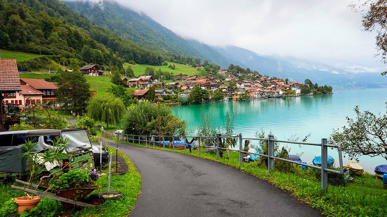 Швейцария - Оберрид 4K, самые красивые швейцарские деревни | #шариклайф смотреть онлайн