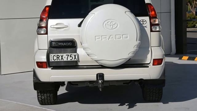 2004 Toyota Landcruiser Prado GRJ120R VX White 4 Speed Automatic Wagon смотреть онлайн