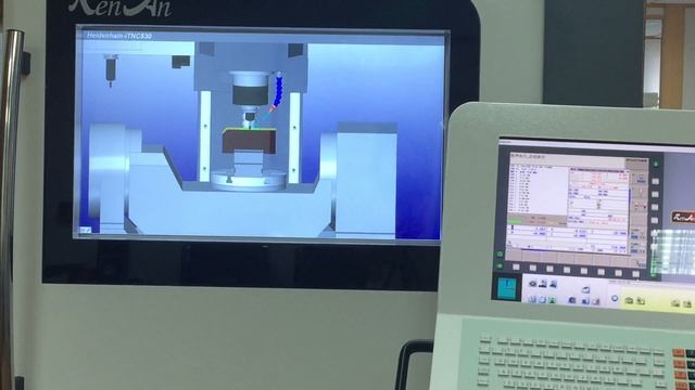 CNC Training Simulator - Heidenhain iTNC530 5 Axis| 【RenAn Soft】 смотреть онлайн
