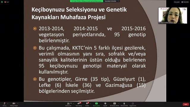 Dr. Yeşim Rehber DİKKAYA - K.K.T.C.'de Keçiboynuzu Yetiştiriciliğine Genel Bir Bakış смотреть онлайн