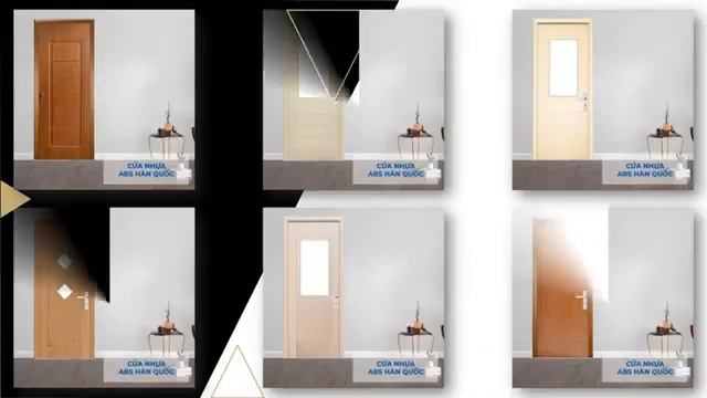 Cửa nhựa ABS Hàn Quốc dùng làm cửa thông phòng, cửa đi смотреть онлайн