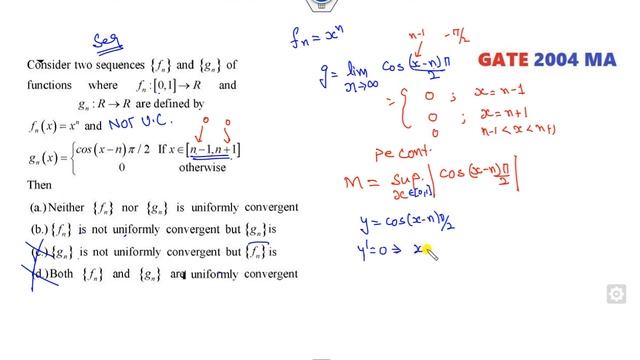 PYQs on Uniform Convergence and Continuous | GATE 1997- 2023 смотреть онлайн