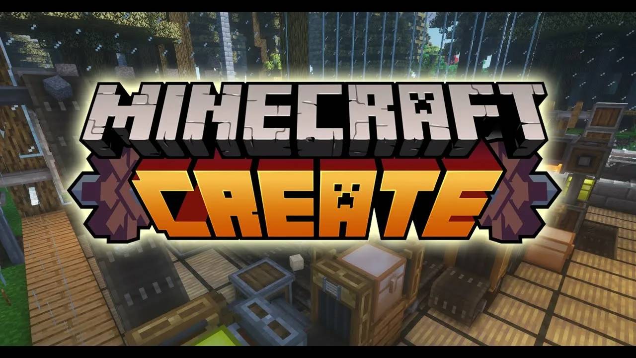 Как создать крутые двери с помощью мода Create | Minecraft Create смотреть онлайн