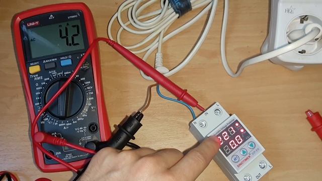 Sinotimer SVP-916 63A adjustable voltage protector смотреть онлайн