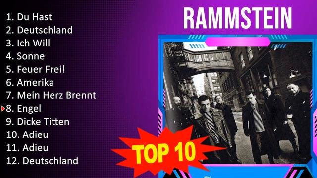 R A M M S T E I N 2023 MIX - Top 10 Best Songs - Greatest Hits - Full Album