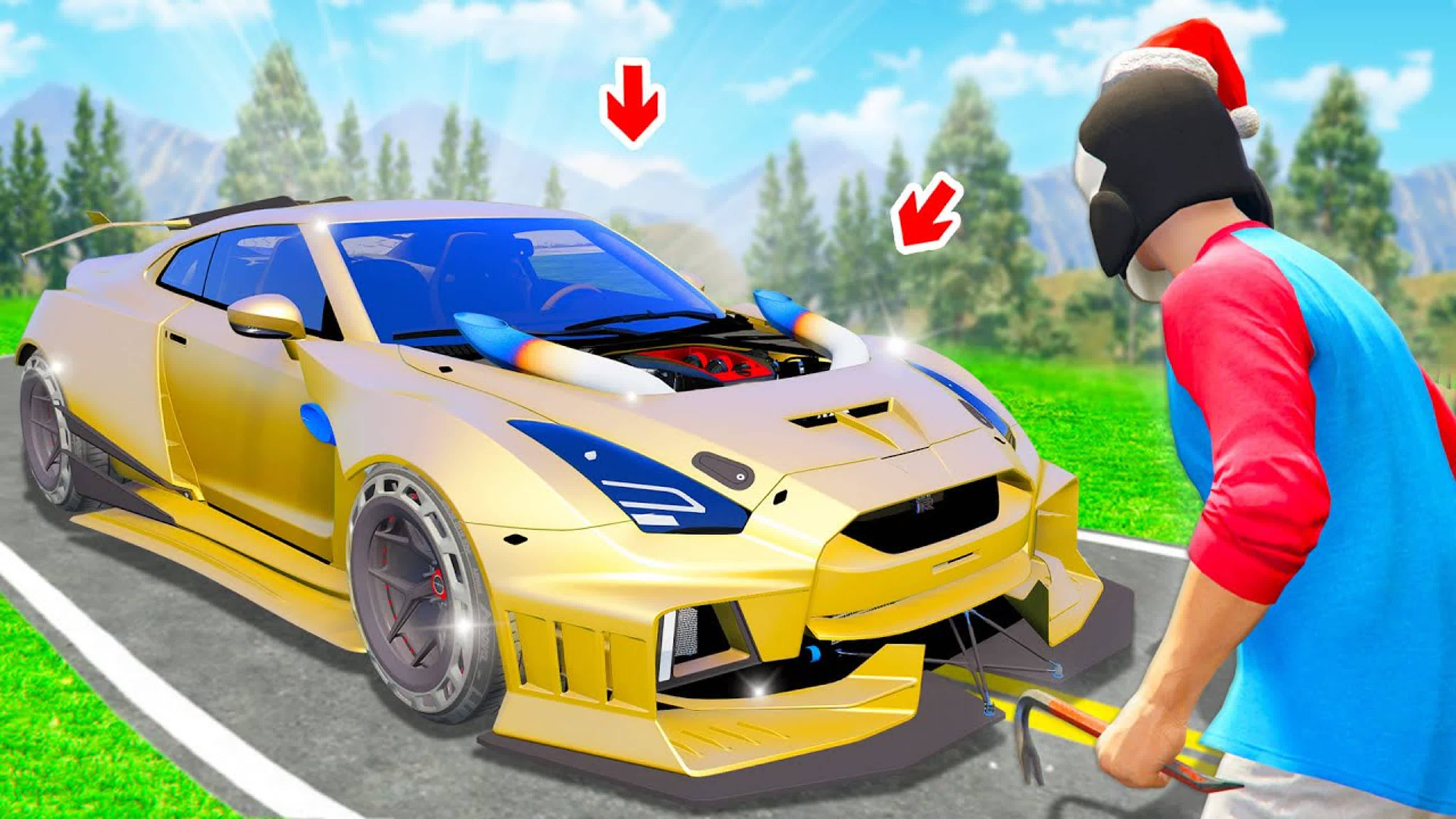 УГНАЛ ЗОЛОТУЮ ТАЧКУ В ГТА 5 ОНЛАЙН ! - БИТВА ВОРОВ В GTA 5 ONLINE смотреть онлайн