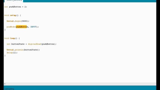 Arduino with Digital Input & pull down resistor + CODE смотреть онлайн