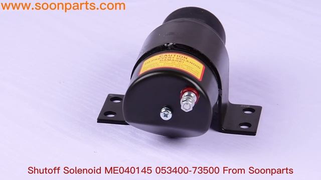 Fuel Shutoff Solenoid ME040145 053400-73500 30898-04700 24V for Mitsubishi From soonparts смотреть онлайн