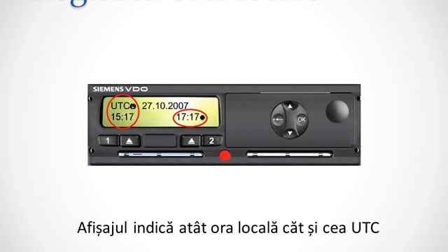 Setare ora locala tahograf Siemens VDO/VDO Continental смотреть онлайн