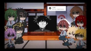 BNHA AU react to Villain Deku |1/?| {GACHA CLUB}