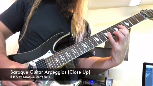 Baroque Guitar Lesson | Apocalyptic Metal Arpeggios! смотреть онлайн