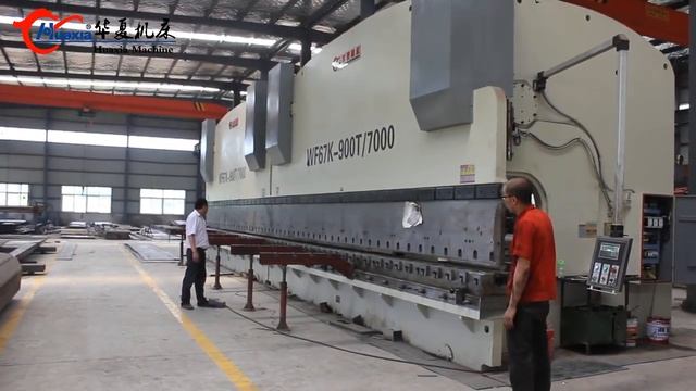 Tandem hydraulic press brake machine-----2-WF67K-900T/7000 смотреть онлайн