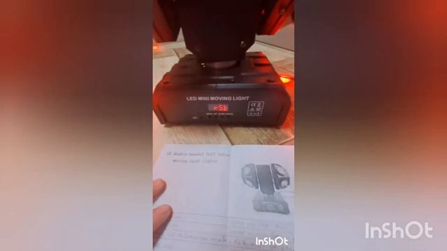 Цветомузыка LEd mini moving light смотреть онлайн